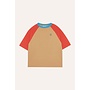 The Campamento | Color Block Red Tshirt Camel
