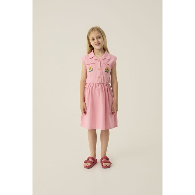 The Campamento | Flowers Pink Jurk Pink