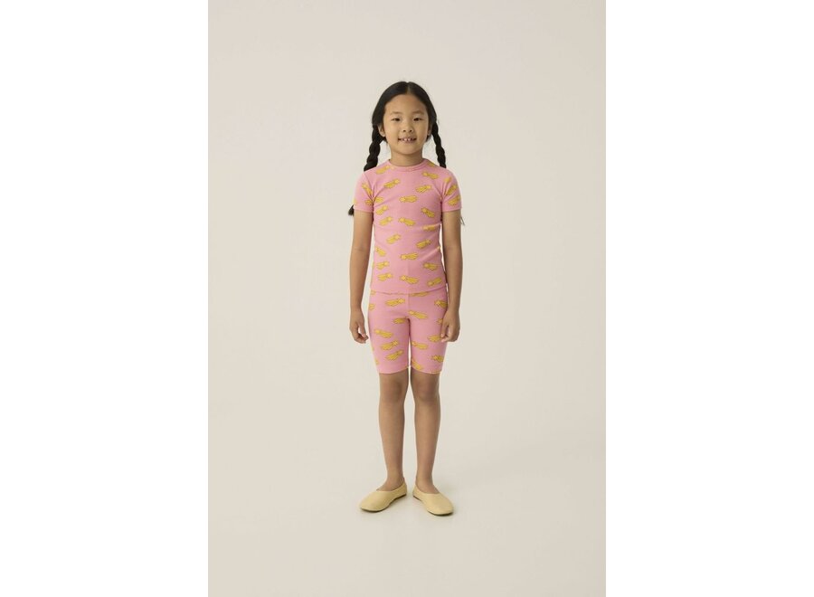 The Campamento | Falling Stars Allover Tshirt Pink