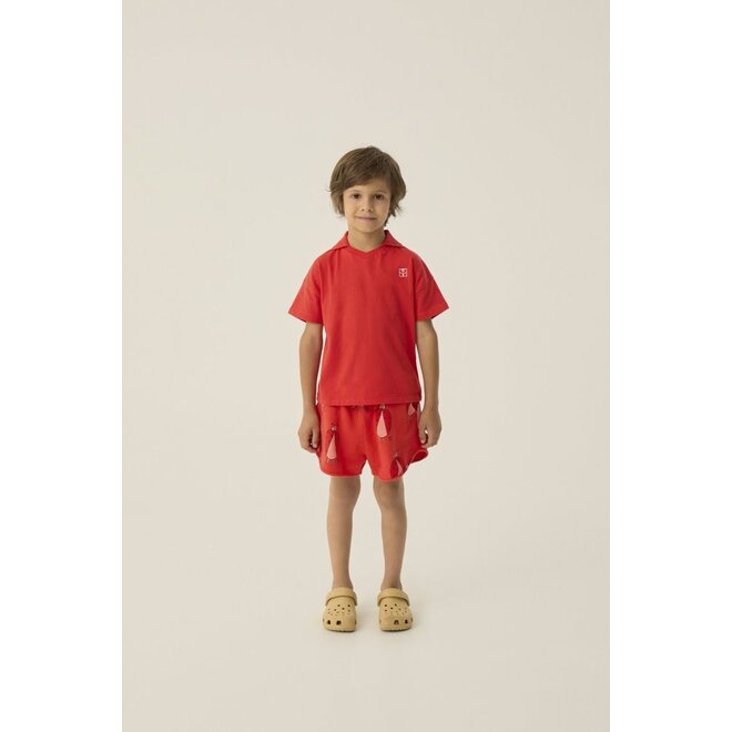 The Campamento | Ladybug Allover Shorts Red