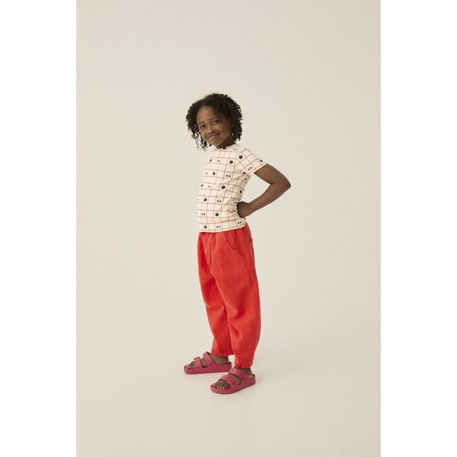 The Campamento | Red Washed Trousers Red