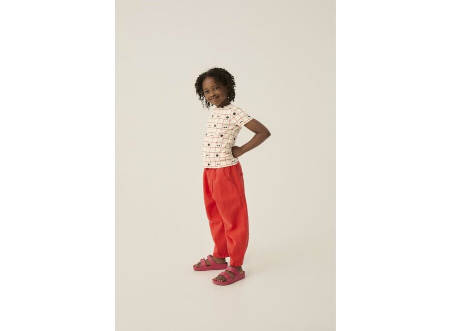 The Campamento | Red Washed Trousers Red