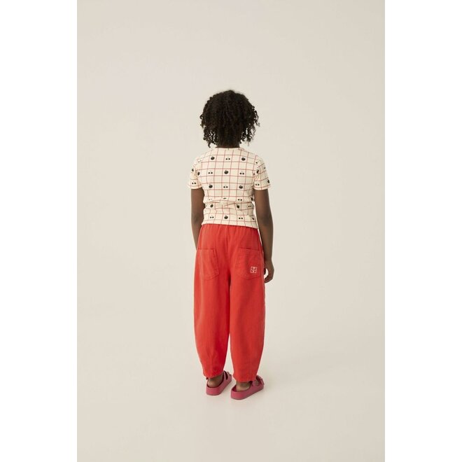 The Campamento | Red Washed Trousers Red