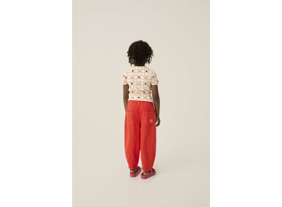 The Campamento | Red Washed Trousers Red