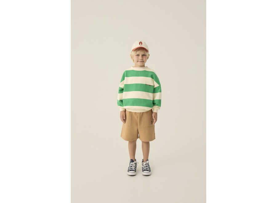 The Campamento | Green Stripes Sweatshirt Green