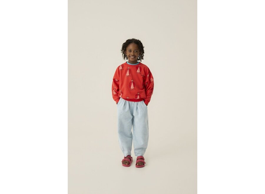 The Campamento | Ladybug Allover Sweatshirt Red