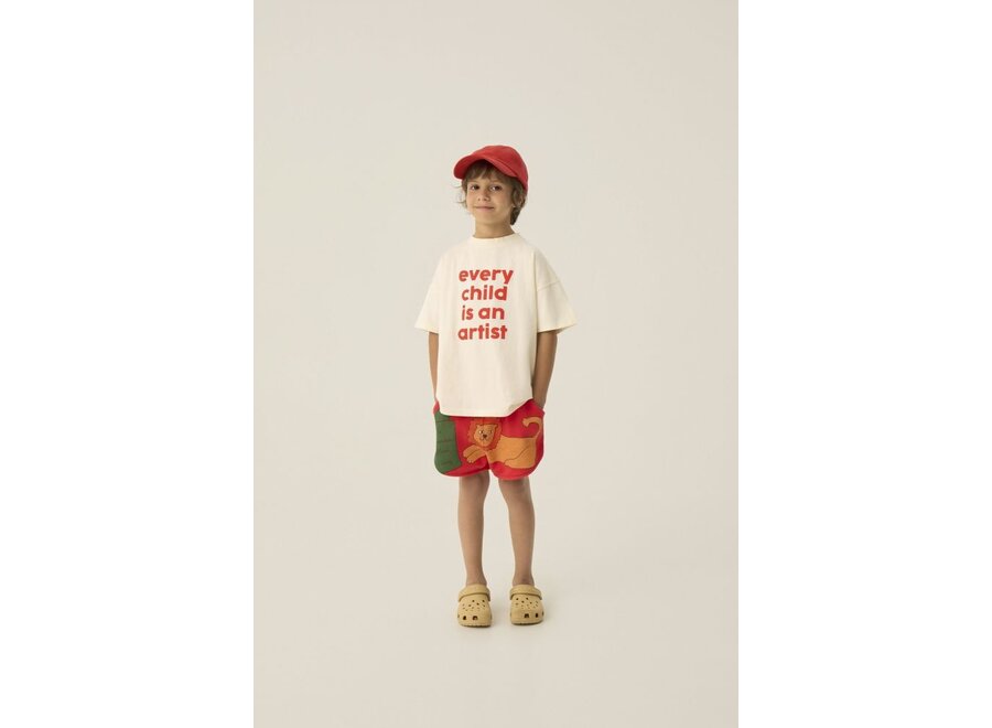 The Campamento | Artist Oversized Tshirt Ecru