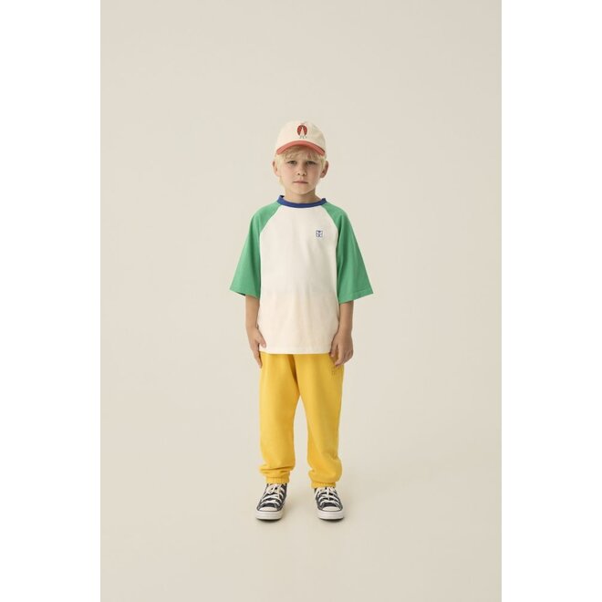 The Campamento | Color Block Green Tshirt Ecru