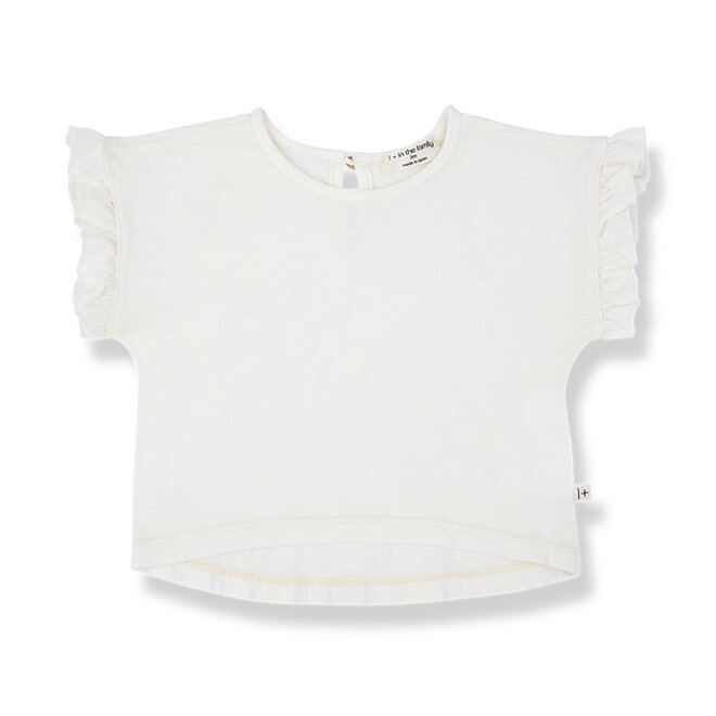 1+ in the family | Campanet Girly T-Shirt Off-White