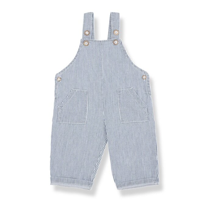 Mao Long Dungaree Denim