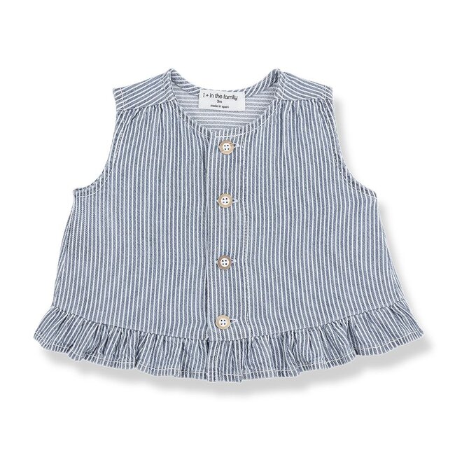 1+ in the family | Alcudia Blouse Denim