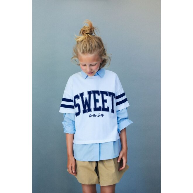 The New Society | Daylily Teen T-Shirt Pure Cloud
