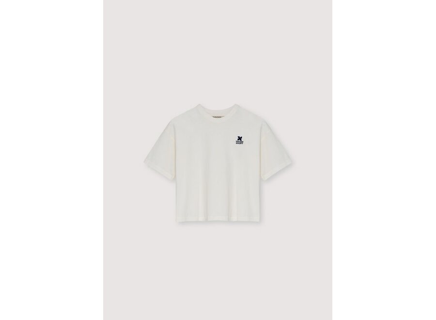 The New Society | TNS Logo Teen T-Shirt Ecru