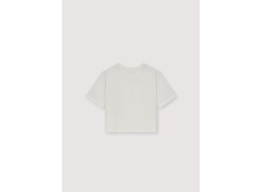 The New Society | TNS Logo Teen T-Shirt Ecru