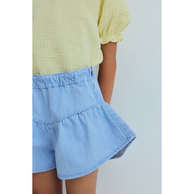 The New Society | Bellis Short Light Denim