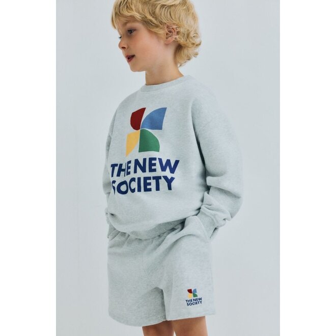 The New Society | TNS Logo Short Light Grey Melange
