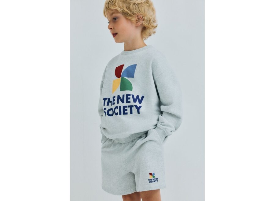 The New Society | TNS Logo Short Light Grey Melange