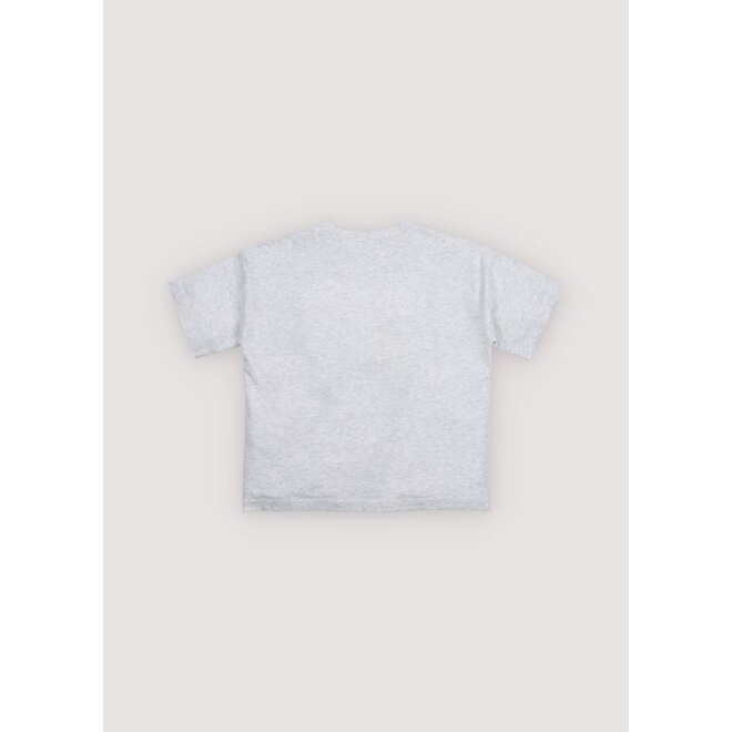 The New Society | TNS Logo T-Shirt Light Grey Melange