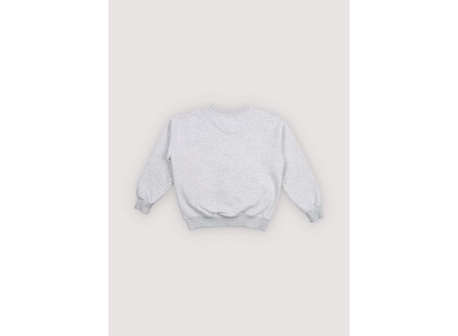 The New Society | TNS Logo Sweatshirt Light Grey Melange
