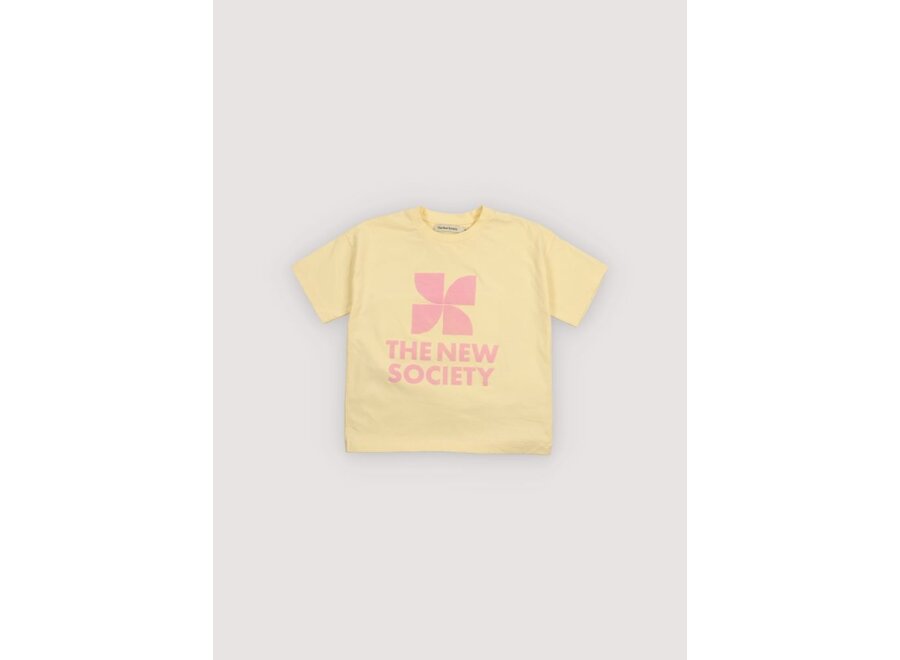 TNS Logo T-Shirt Soft Lemon