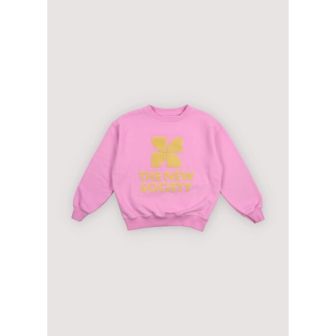The New Society | TNS Logo Sweatshirt Pink Lavander