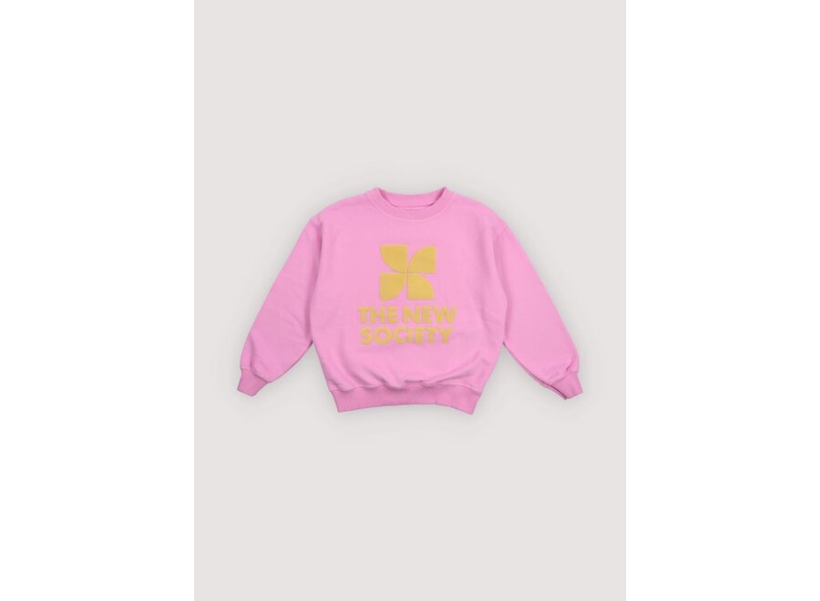 The New Society | TNS Logo Sweatshirt Pink Lavander