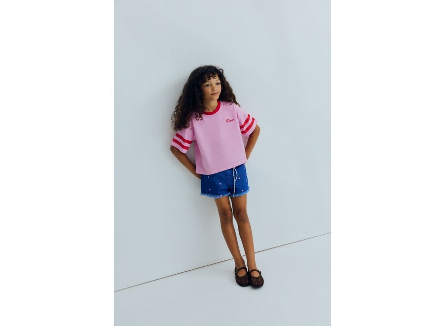 The New Society | Canna T-Shirt Pink Lavander