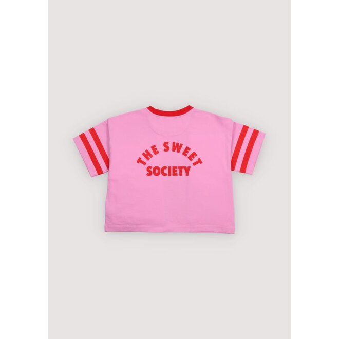 The New Society | Canna T-Shirt Pink Lavander