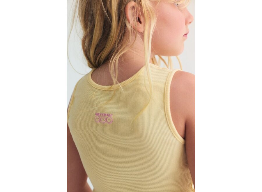 The New Society | Smiley Tee Soft Lemon