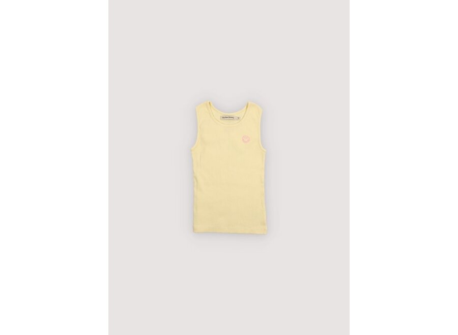 Smiley Tee Soft Lemon