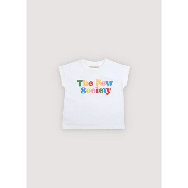 The New Society | Wisteria T-Shirt Pure Cloud