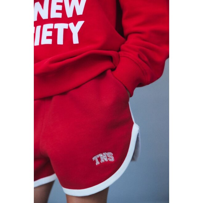 The New Society | Peony Teen Short Tulip Red