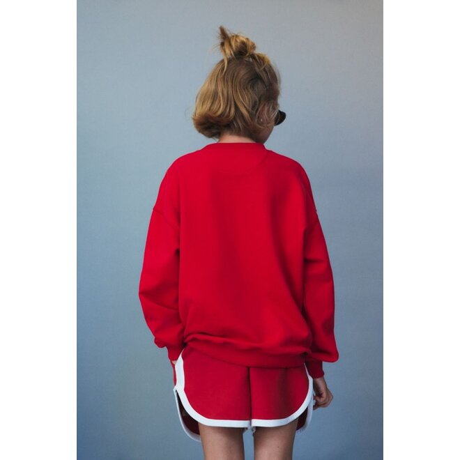 The New Society | Peony Teen Short Tulip Red