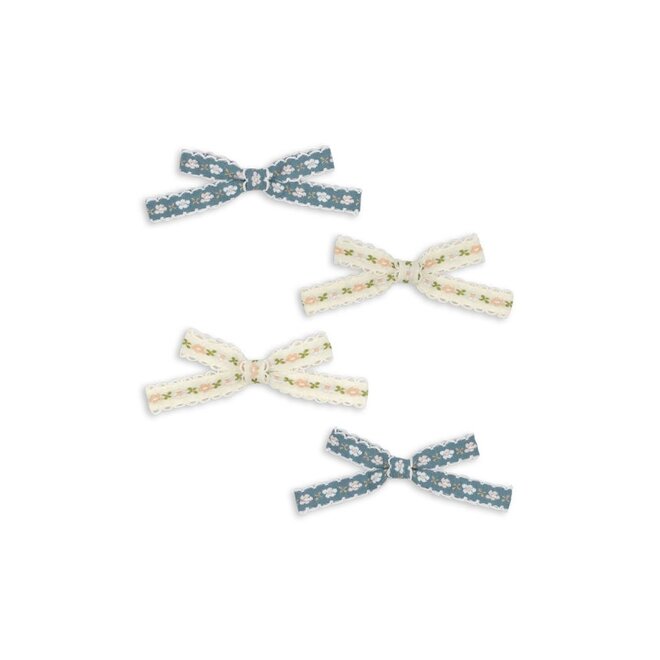 Konges Sløjd | 4 Pack Leonora Bow Hair Clip Multi