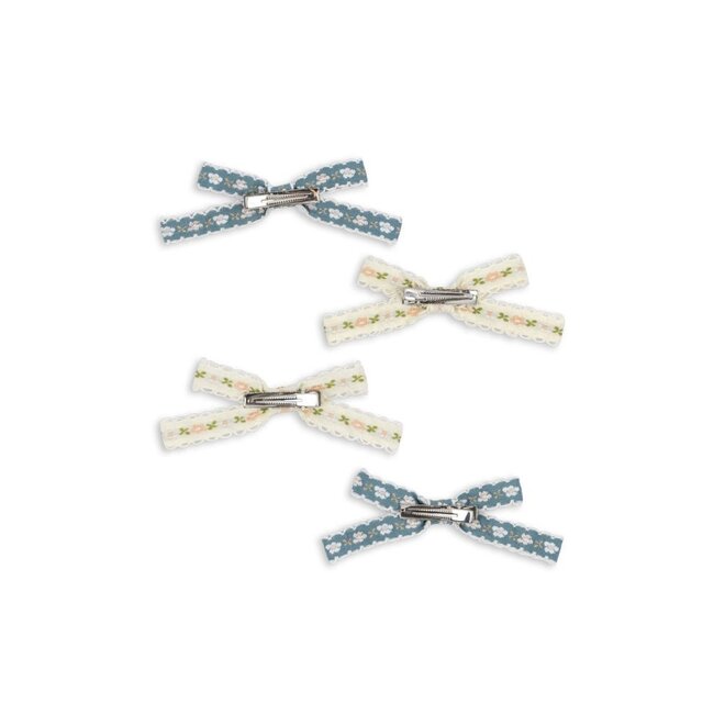 Konges Sløjd | 4 Pack Leonora Bow Hair Clip Multi