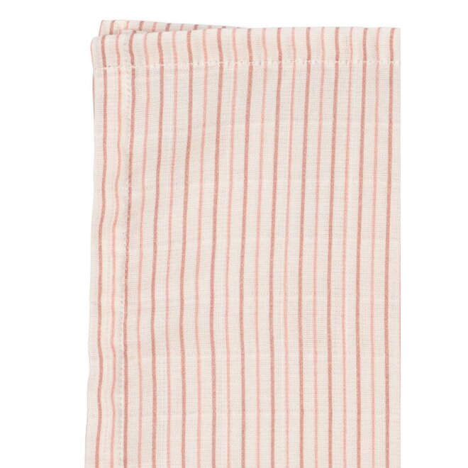 Konges Sløjd | 3 Pack Muslin Cloth Gots Stripie Petite Rose