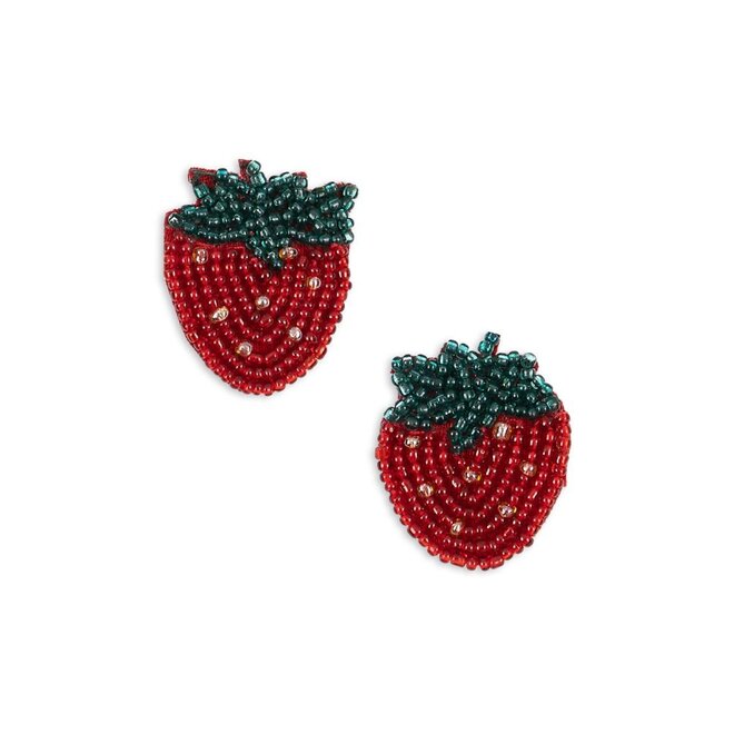 Konges Sløjd | 2 Pack Strawberry Beaded Hair Clip Strawberry
