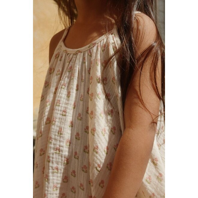 Konges Sløjd | Coco Strap Dress Gots Carta Rosa