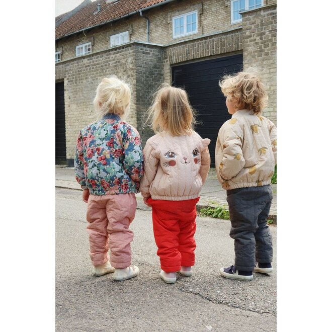 Konges Sløjd | Juno Printed Bomber Jacket Bloomiegrape Blues