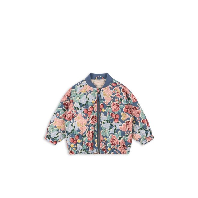 Konges Sløjd | Juno Printed Bomber Jacket Bloomiegrape Blues