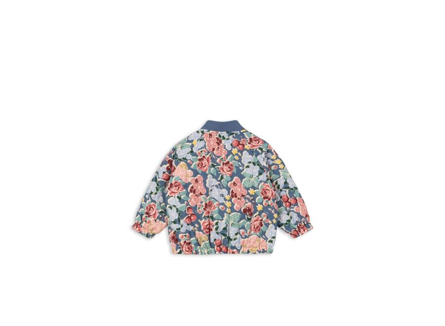 Konges Sløjd | Juno Printed Bomber Jacket Bloomiegrape Blues