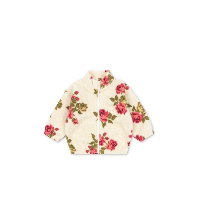 Jody Teddy Jacket Grs Midori Blanc