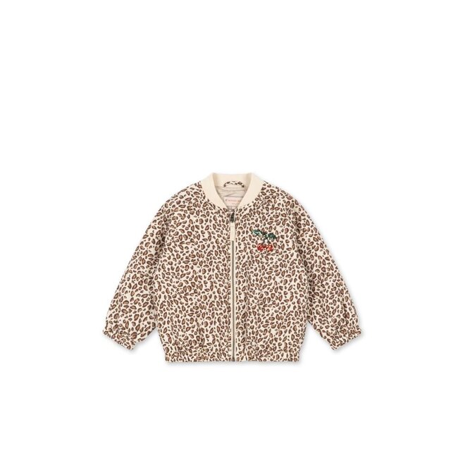 Konges Sløjd | Juno Printed Sequin Bomber Jacket Leo