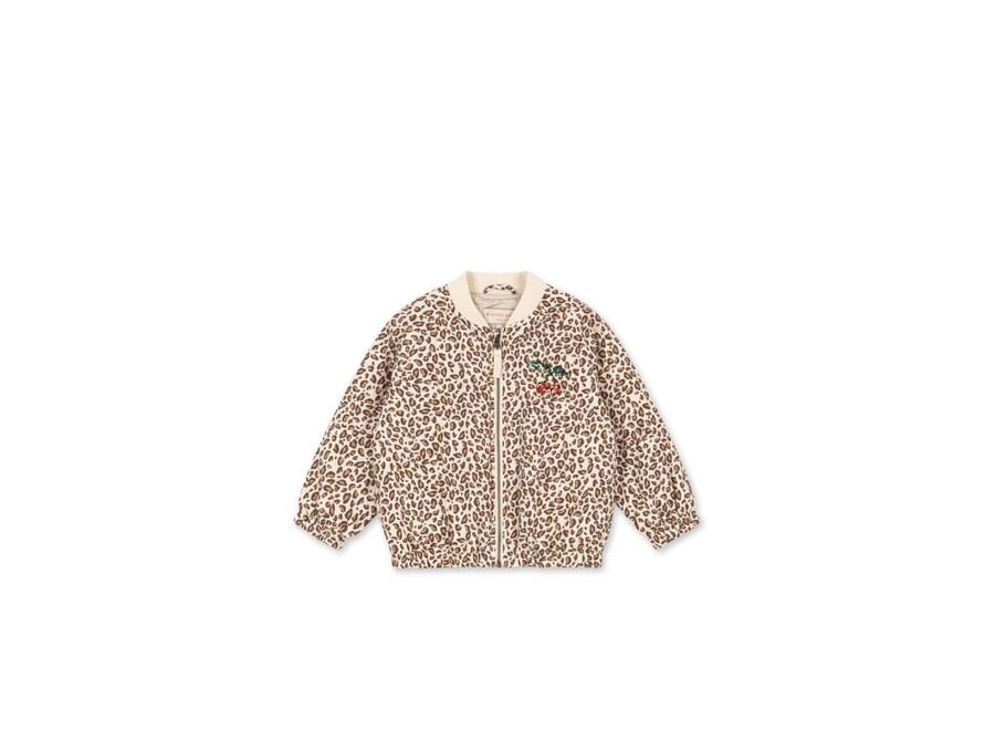 Konges Sløjd | Juno Printed Sequin Bomber Jacket Leo