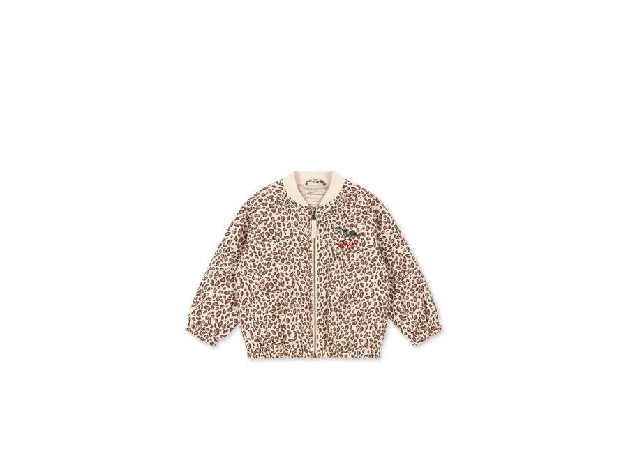 Konges Sløjd | Juno Printed Sequin Bomber Jacket Leo
