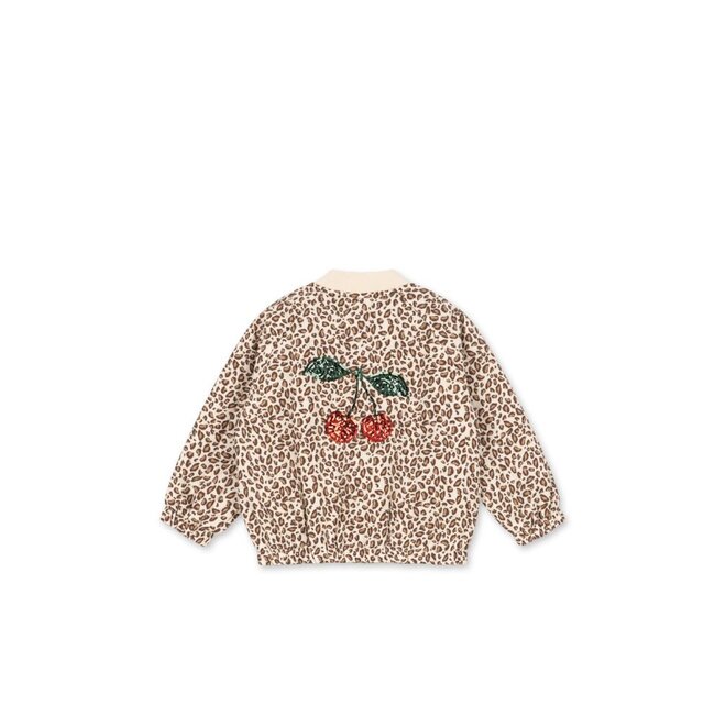 Konges Sløjd | Juno Printed Sequin Bomber Jacket Leo