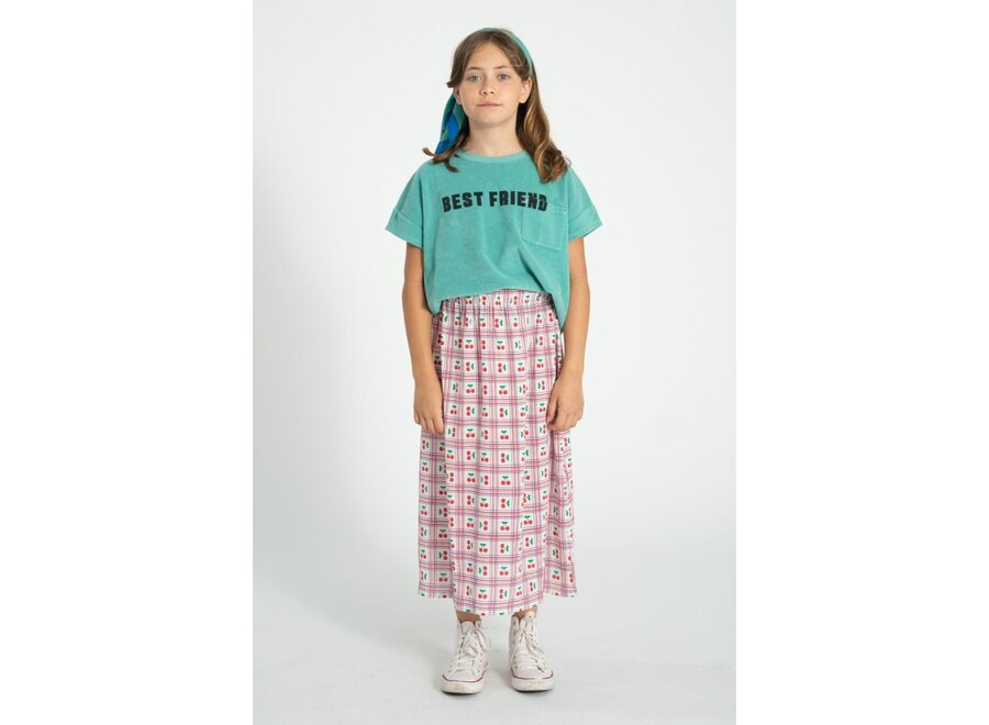 Piupiuchick | T'Shirt Turquoise With "Best Friend" Print