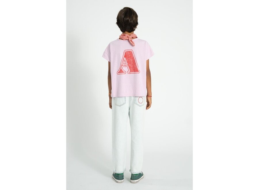 Piupiuchick | T'Shirt Lilac With "A" Print
