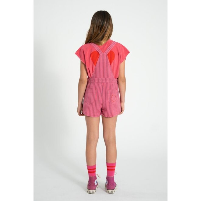 Piupiuchick | Sleeveless Top Pink With "Amour" Print