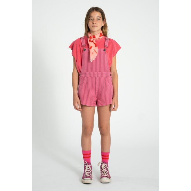 Piupiuchick | Sleeveless Top Pink With "Amour" Print